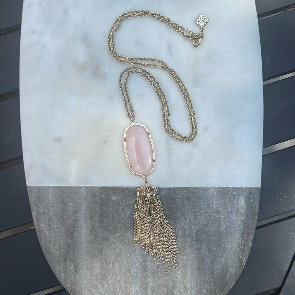 Blush Kendra Scott Rayne Necklace